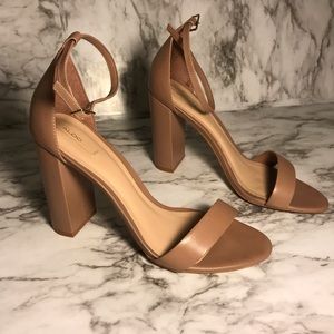 Aldo Blush Nude Chunky Sandal